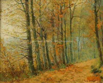  / Podzim v lese / Gustav  Porš