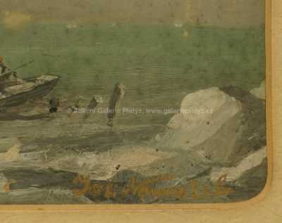  / Plachetnice na alpském jezeře / Josef Navrátil