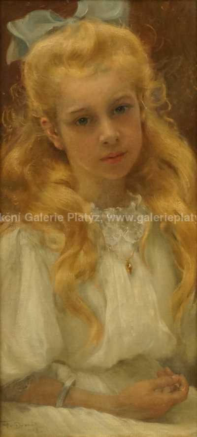  / Dívka v bílých šatech / František Dvořák Brunner