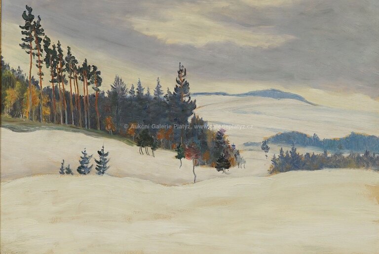  / Zimní krajina / František Kaván