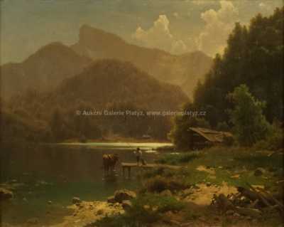  / U alpského jezera / Adolf Chwala