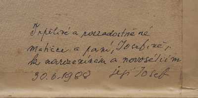  / V divadelní šatně / Karel Souček (Bor)