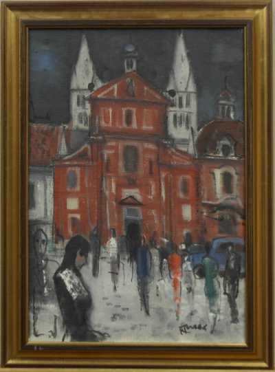 František Turek - Zimní den u sv. Jiří