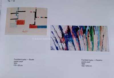  / Studie abstraktní kompozice / František Kupka