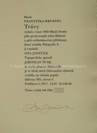  / Trávy / Ota Janeček