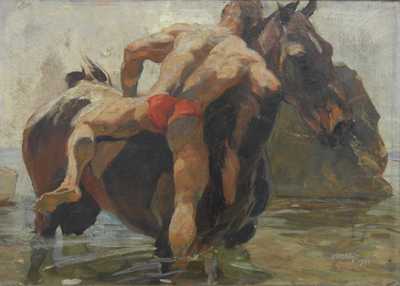  / Plavení koní / Ludvík Vacátko