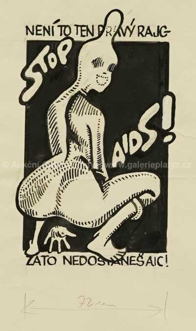  / Stop AIDS / Kája Saudek