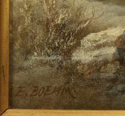  / Cesta sněhem / Eduard Boehm