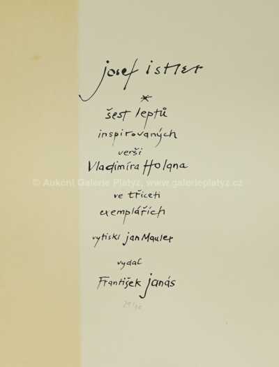  / Konvolut šesti leptů / Josef  Istler