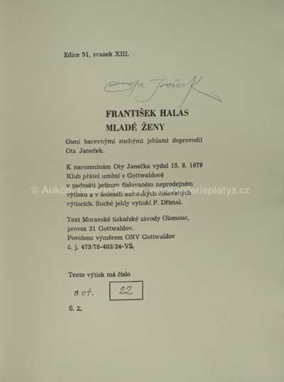  / Konvolut osmi kusů / Ota Janeček