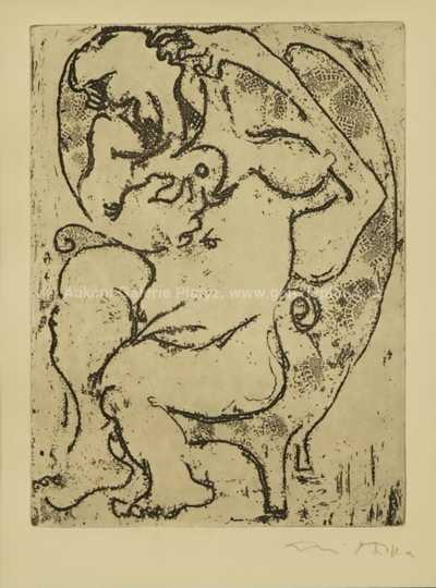  / Ženský akt v lenošce / Emil Filla