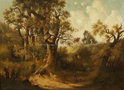  / Letní krajina se stromem / Ferdinand Lepie