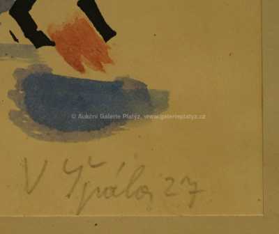  / Sedící dívka / Václav Špála