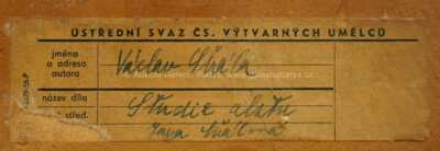  / Studie aktu / Václav Špála