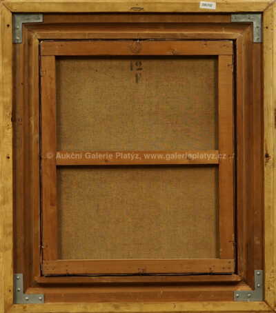  / Portrét mladé ženy v černých šatech / Václav Brožík