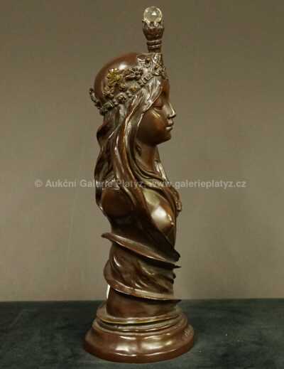  / Busta dívky / Alfons Mucha