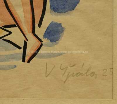  / Nad dopisem / Václav Špála