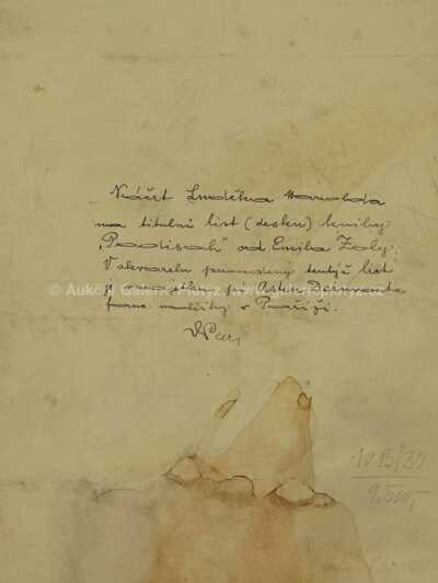  / Návrh obálky pro román E. Zoly / Luděk Marold