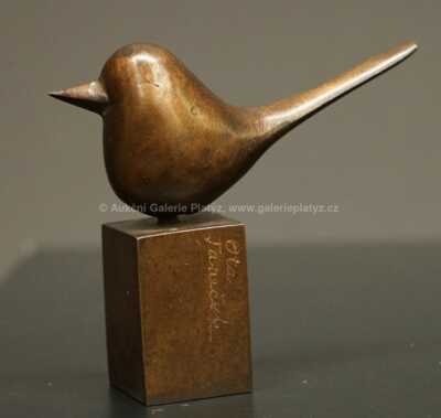  / Bronzový ptáček / Ota Janeček