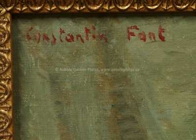  / Akt sedící ženy / Constantin Font