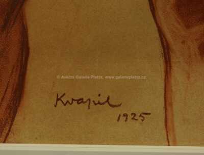  / Akt stojící ženy / Charles Kvapil