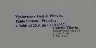  / Minyovny / Pablo Picasso