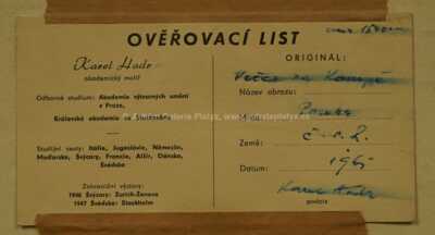  / Večer na Kampě / Karel Hodr
