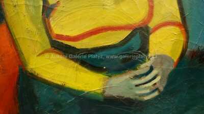  / Dívka ve žlutém svetru / Karel Vaca