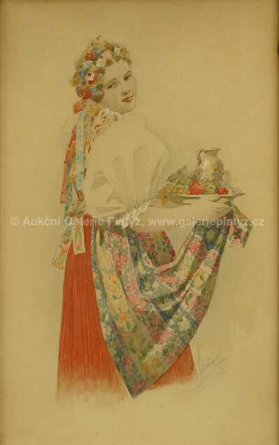  / Krojovaná dívka / Karel Šimůnek