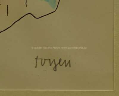  / Dívka s růží / Marie Čermínová - Toyen