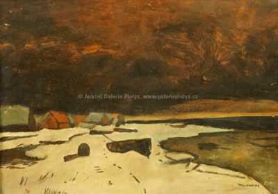  / Zimní večer / Julius Klever