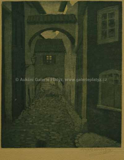  / Pražská ulička / Vojtěch Preissig