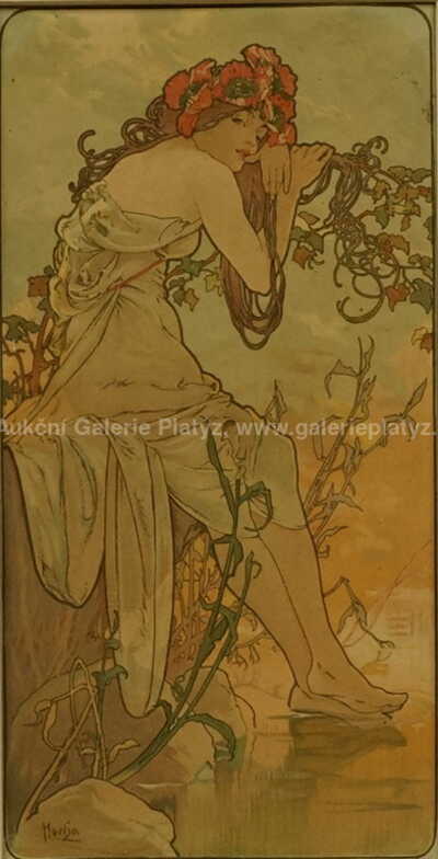  / Léto / Alfons Mucha
