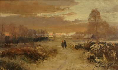  / Zasněžený podvečer / Josef Procházka