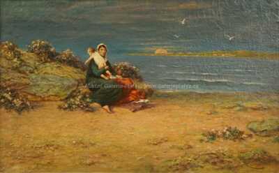  / Na mořském břehu / Beneš (Benedikt Julius) Knüpfer