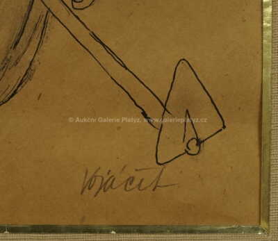  / Dívka s motyčkou / František Vojáček