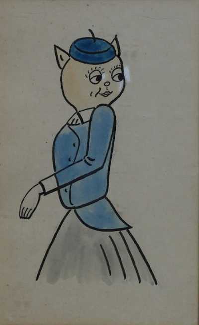  / Kočičí slečna / Josef Lada