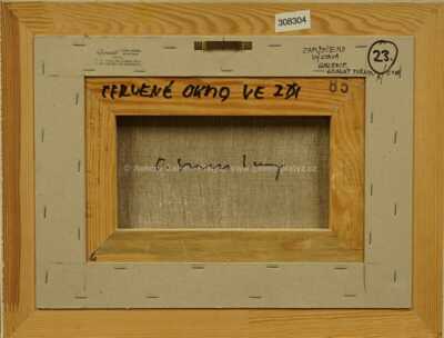  / Červené okno ve zdi / Oldřich Smutný