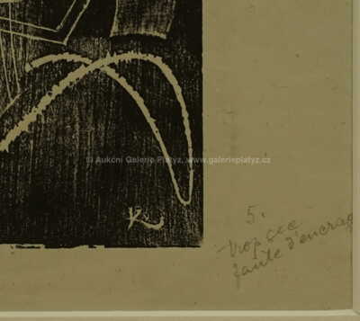  / Grafika pro Galerii Povolovsky / František Kupka