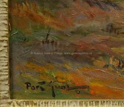  / Podzimní řeka / Gustav  Porš