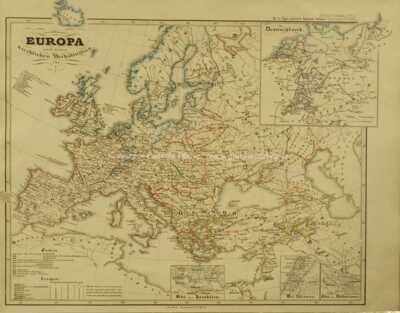  / Europa - náboženské členění / Justus Perthes