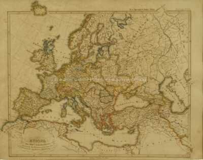  / Europa 16. století / Justus Perthes