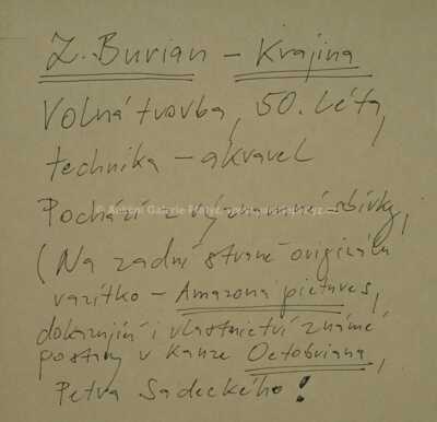  / Rozkvetlá louka / Zdeněk Burian