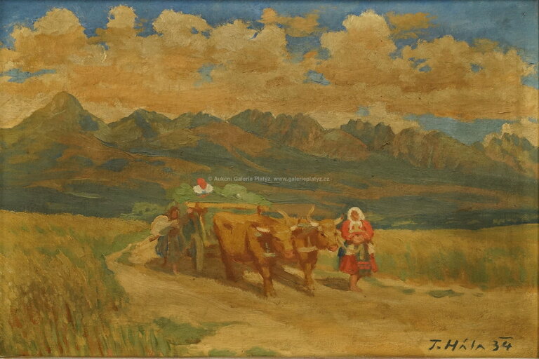  / Na cestě z pole / Ján Hála