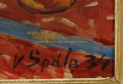  / Zátiší se čtyřmi jablky / Václav Špála