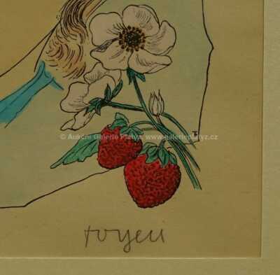  / Dívka s jahodami / Marie Čermínová - Toyen