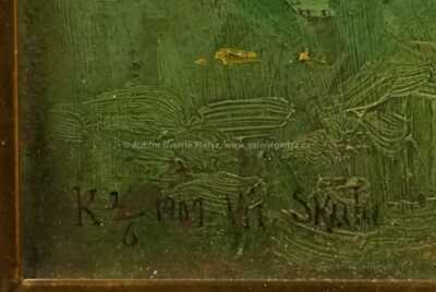  / Saně před chalupou / Vít Skála