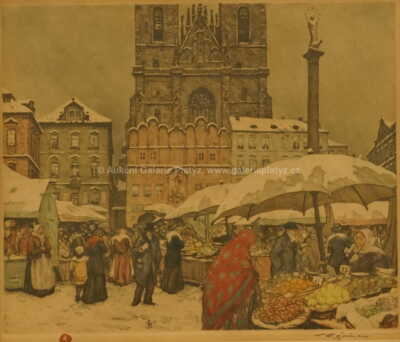  / Trh na Staroměstském náměstí / František Tavík Šimon