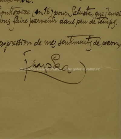  / Korespondence / František Kupka