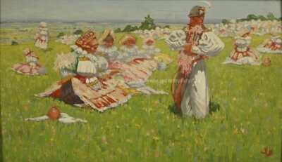  / Chlapec na pouti u sv. Antoníčka / Joža Uprka